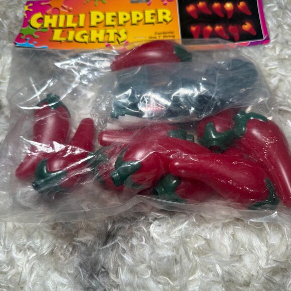 Chili Pepper Lights 1‎ string New in package. Festive Party - Picture 2 of 3